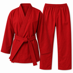 Ken Gi (Cosplay) — Red colourway: obi belt and collar detail close-up