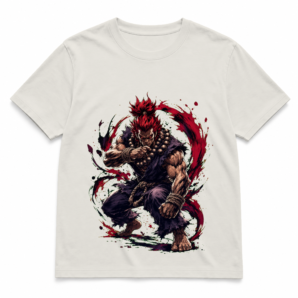 Street Fighter Forever — Akuma Paper tee