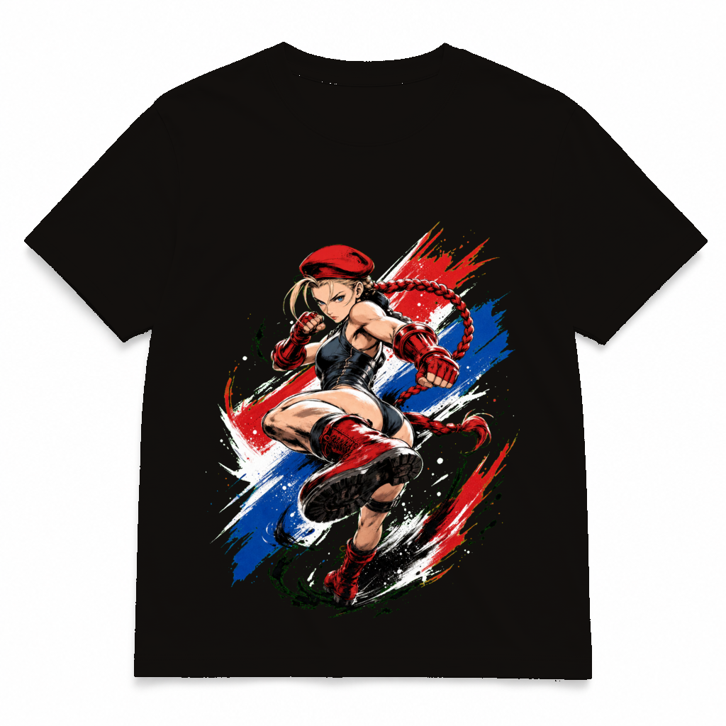 Street Fighter Forever — Cammy Asphalt tee