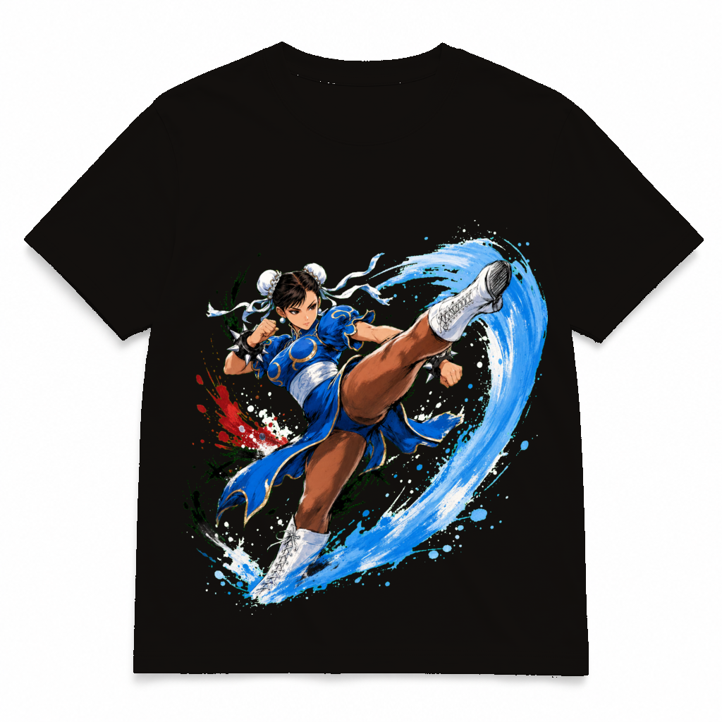 Street Fighter Forever — Chun-Li Asphalt tee