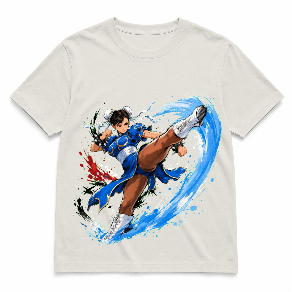 Street Fighter Forever — Chun-Li Paper tee