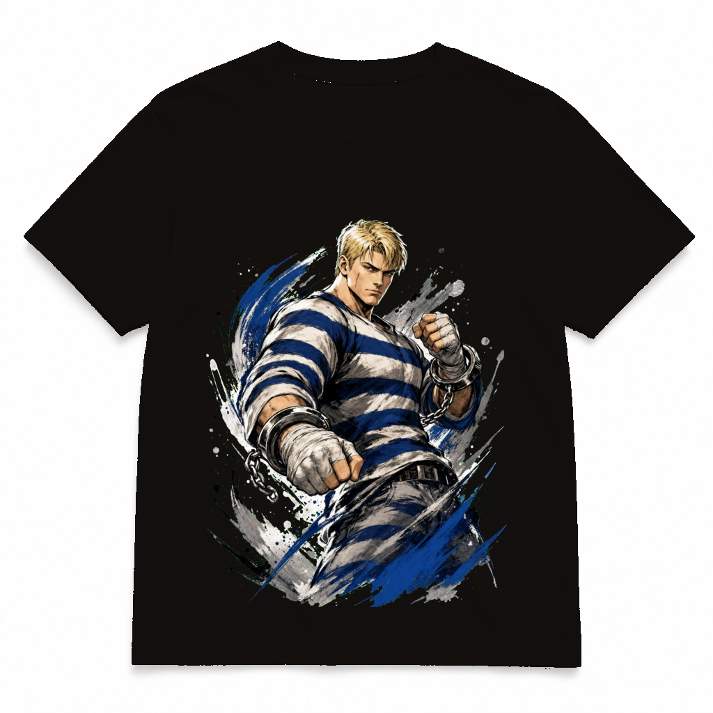 Street Fighter Forever — Cody Asphalt tee