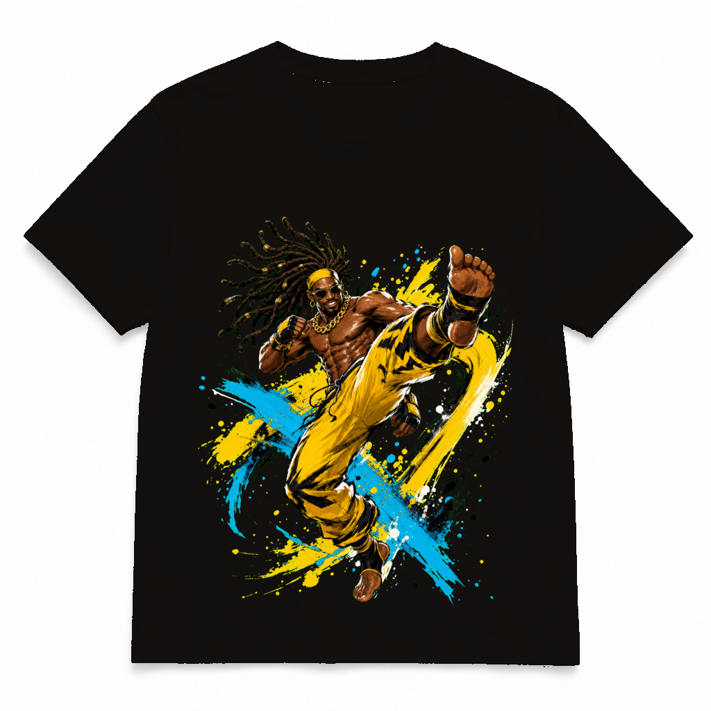 Street Fighter Forever — Dee Jay Asphalt tee