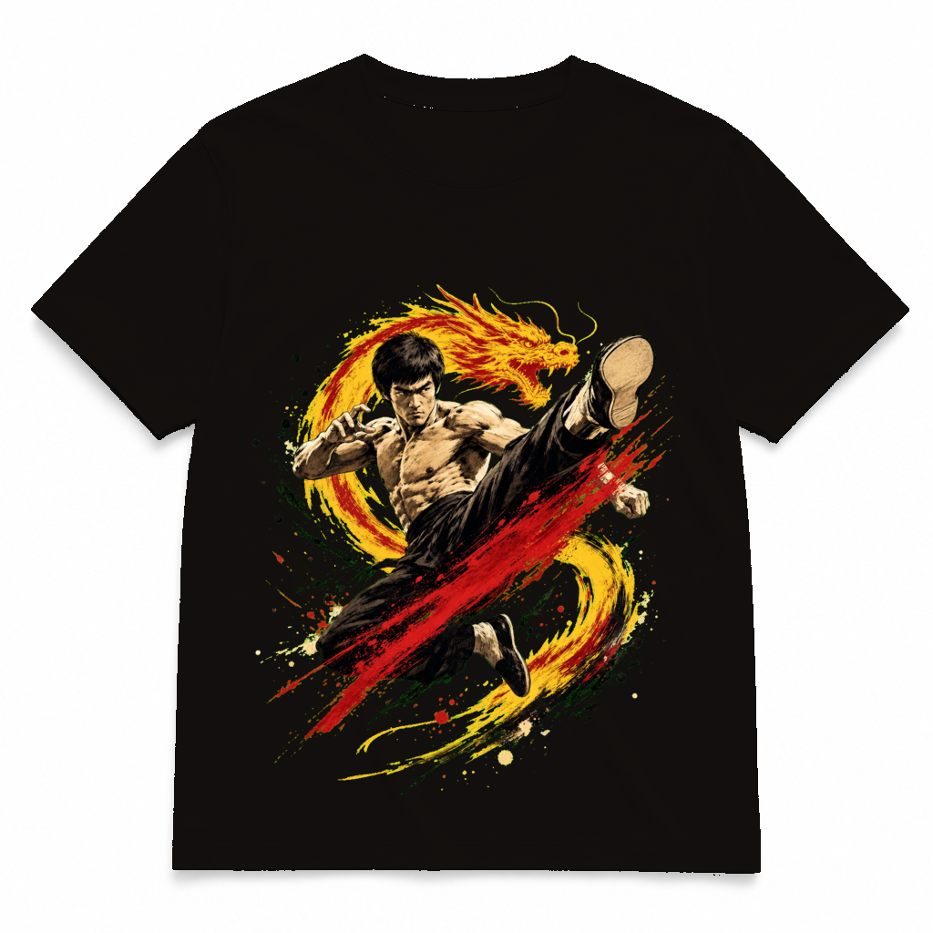 Street Fighter Forever — Fei Long Asphalt tee
