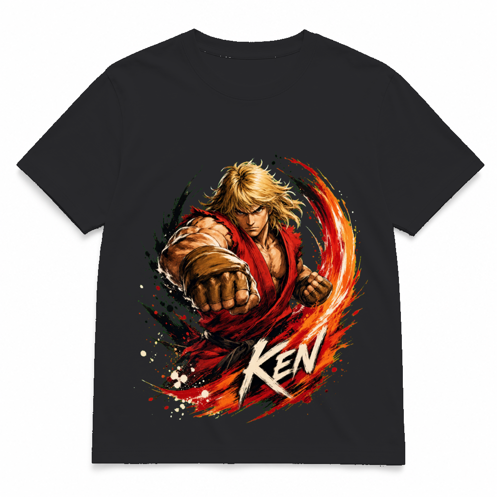 Street Fighter Forever — Ken Concrete tee