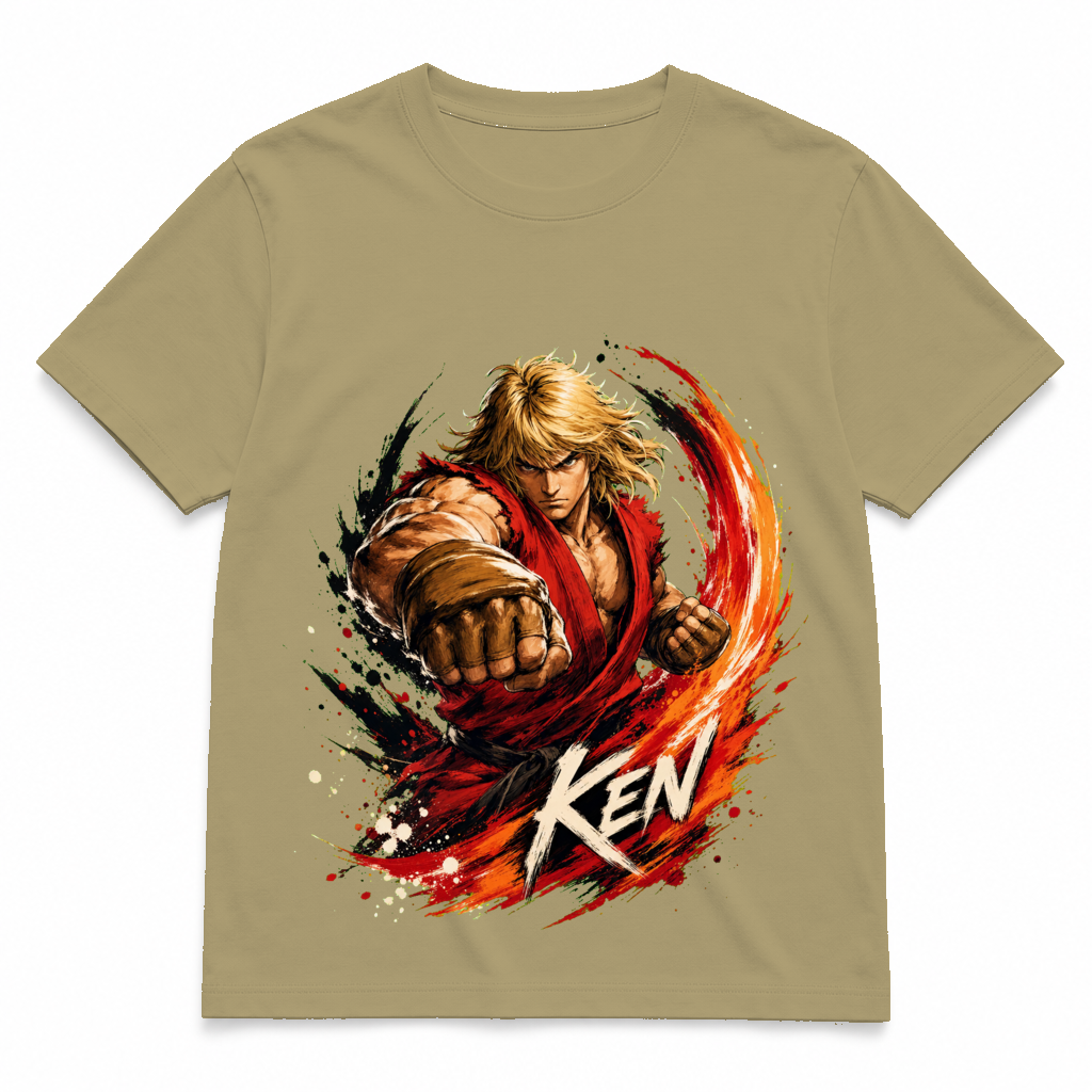 Street Fighter Forever — Ken Sand tee