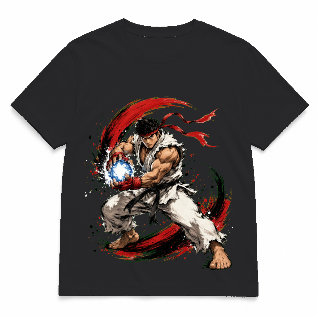Street Fighter Forever — Ryu Concrete tee