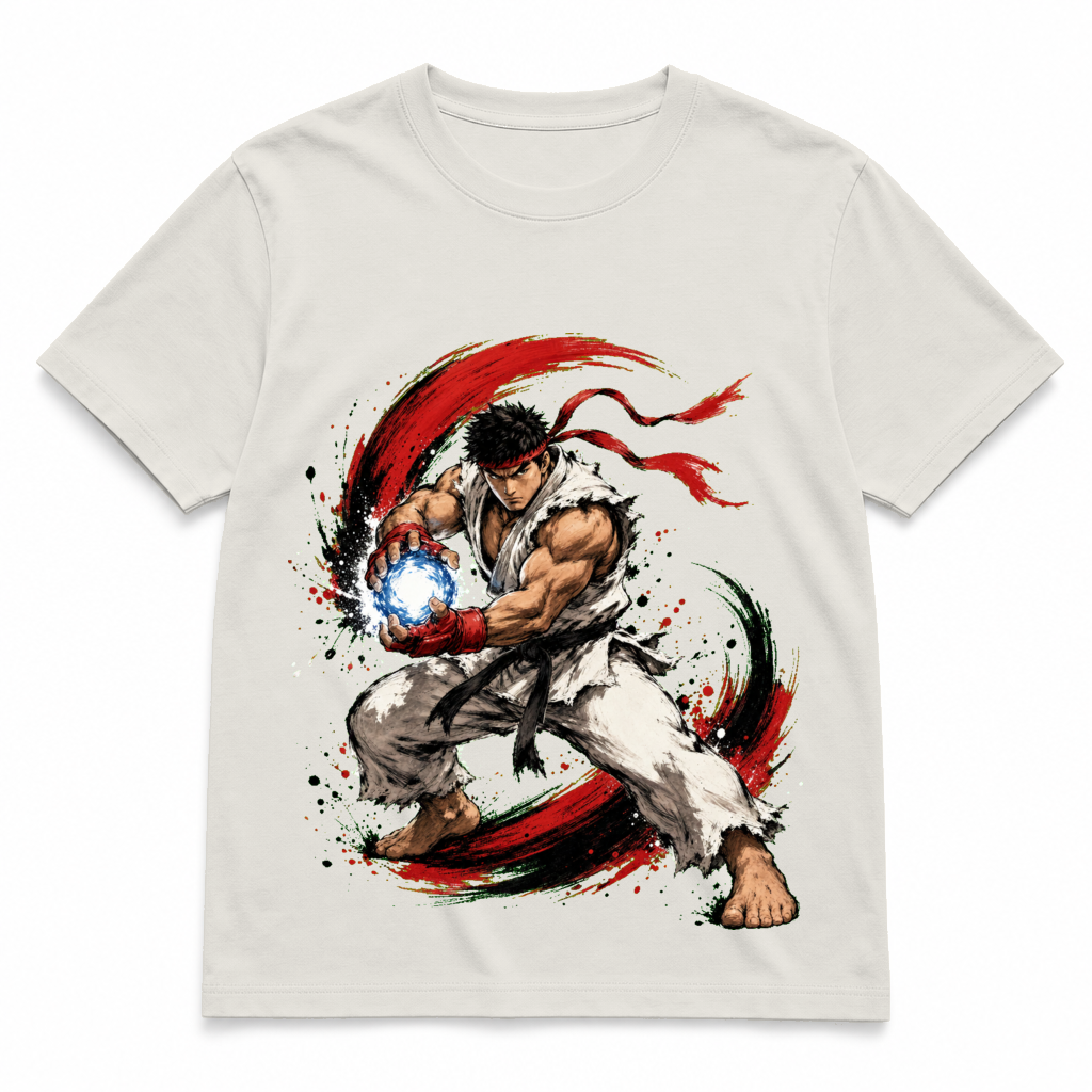Street Fighter Forever — Ryu Paper tee